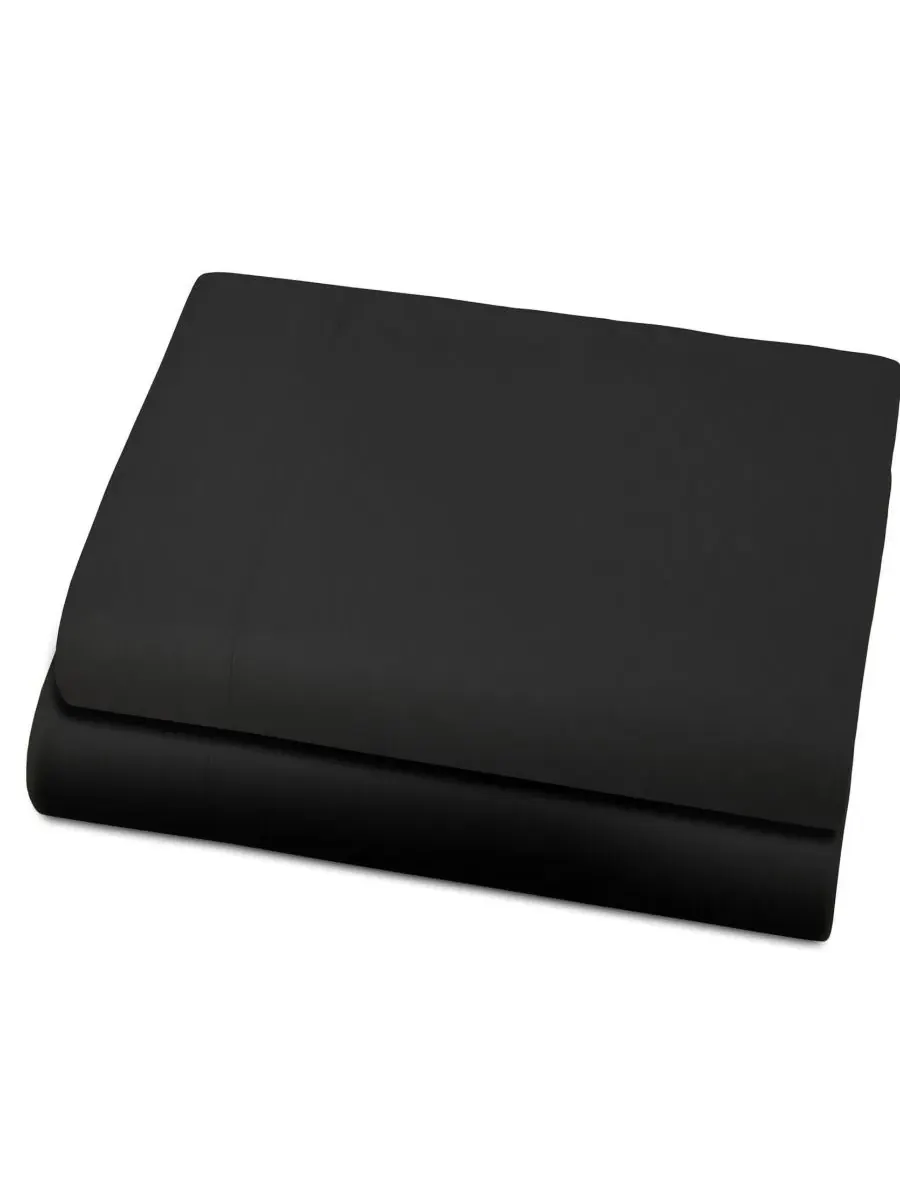Комплект простыней Vilano Premium Ultra Soft 2-Pack Flat Sheet Set, King Southshore Fine Linens — изображение 1 из 5, черный