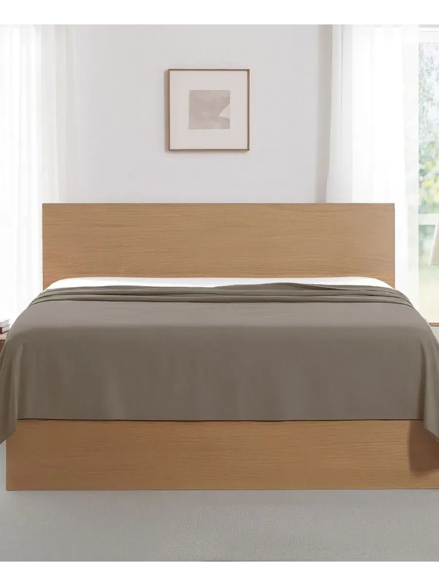 Комплект простыней 2 шт., King, мягкая ткань Southshore Fine Linens — изображение 2 из 5, тауп