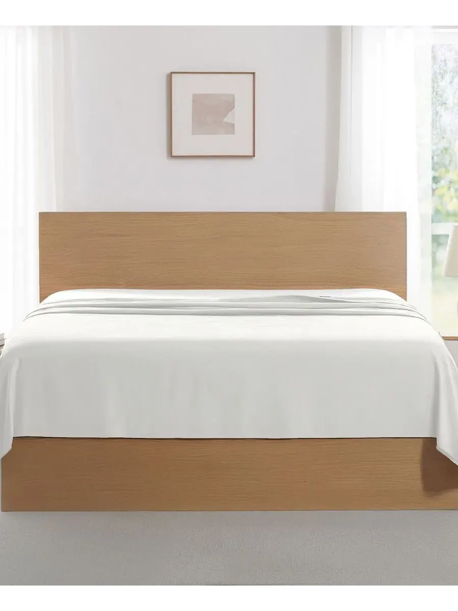 Простыня плоская 2 шт, King, из полиэстера Southshore Fine Linens — изображение 2 из 5, белый