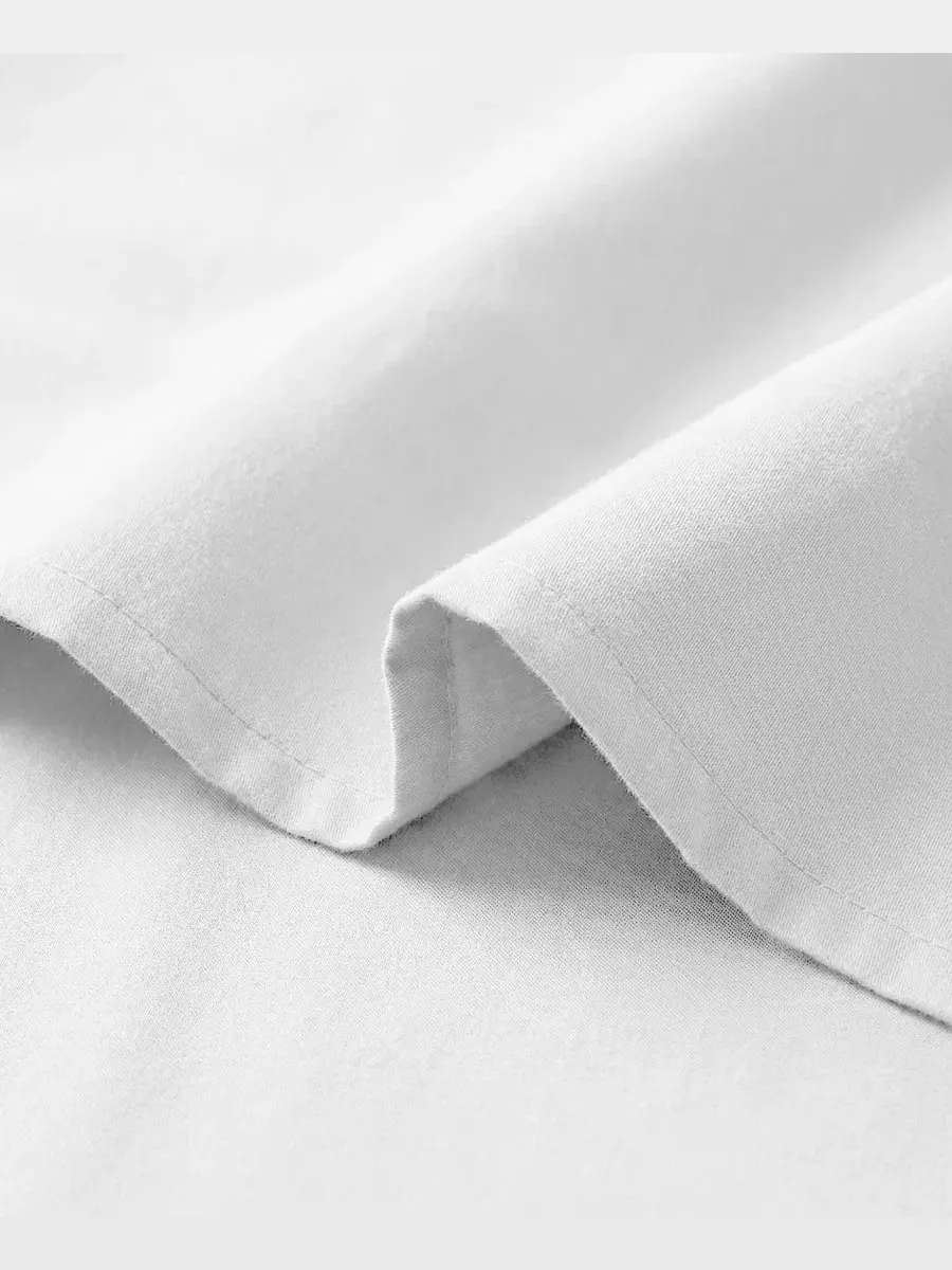 Простыня плоская 2 шт, King, из полиэстера Southshore Fine Linens — изображение 4 из 5, белый