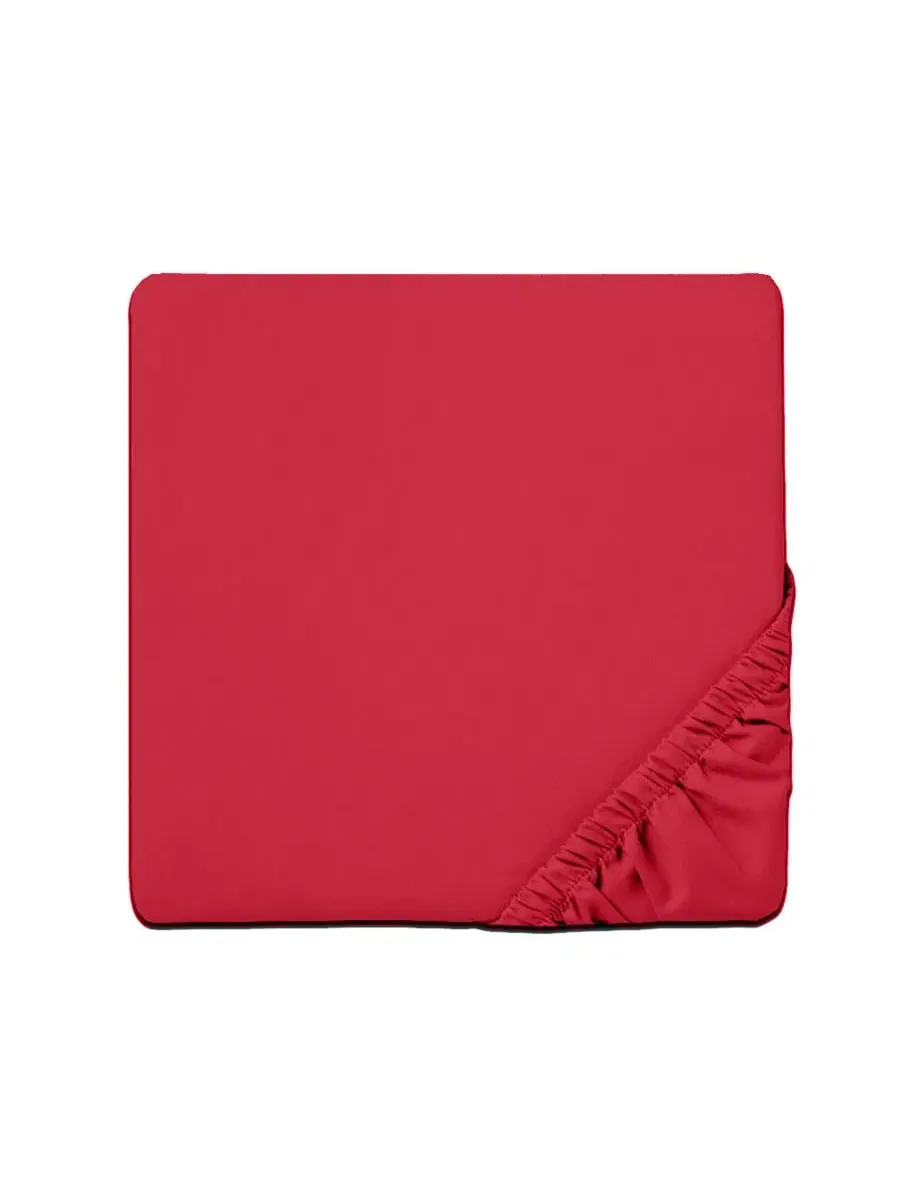 Просторная простыня на резинке из микрофибры, 1500 нитей, Twin XL Sweet Home Collection — изображение 1 из 4, красный