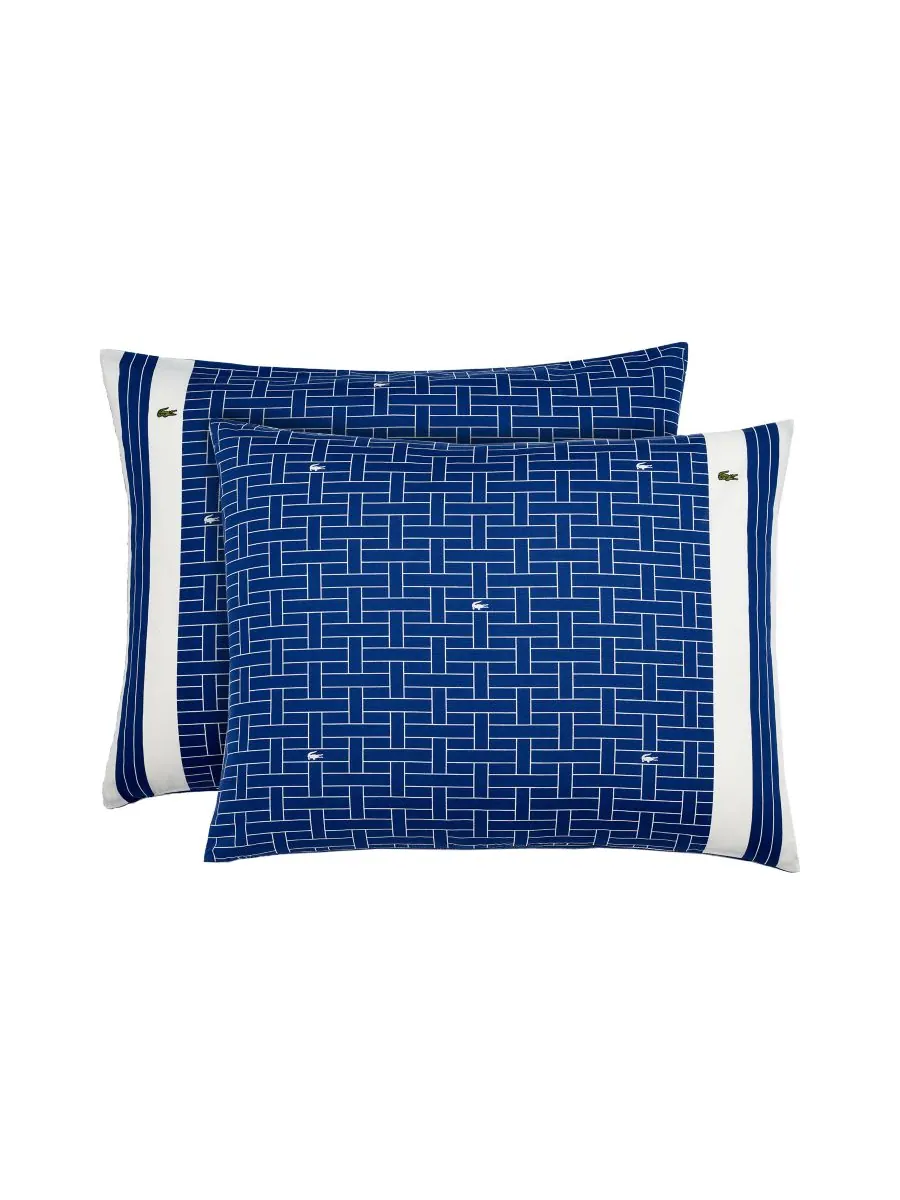 Комплект постельного белья Heritage Geo Cotton из 3 предметов, размер Full/Queen Lacoste Home — изображение 4 из 7