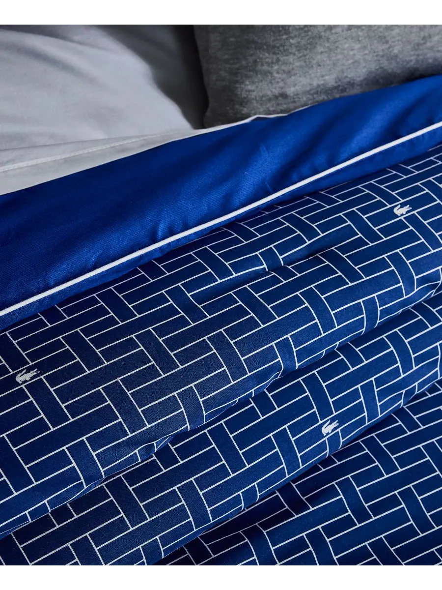 Комплект постельного белья Heritage Geo Cotton из 3 предметов, размер Full/Queen Lacoste Home — изображение 6 из 7
