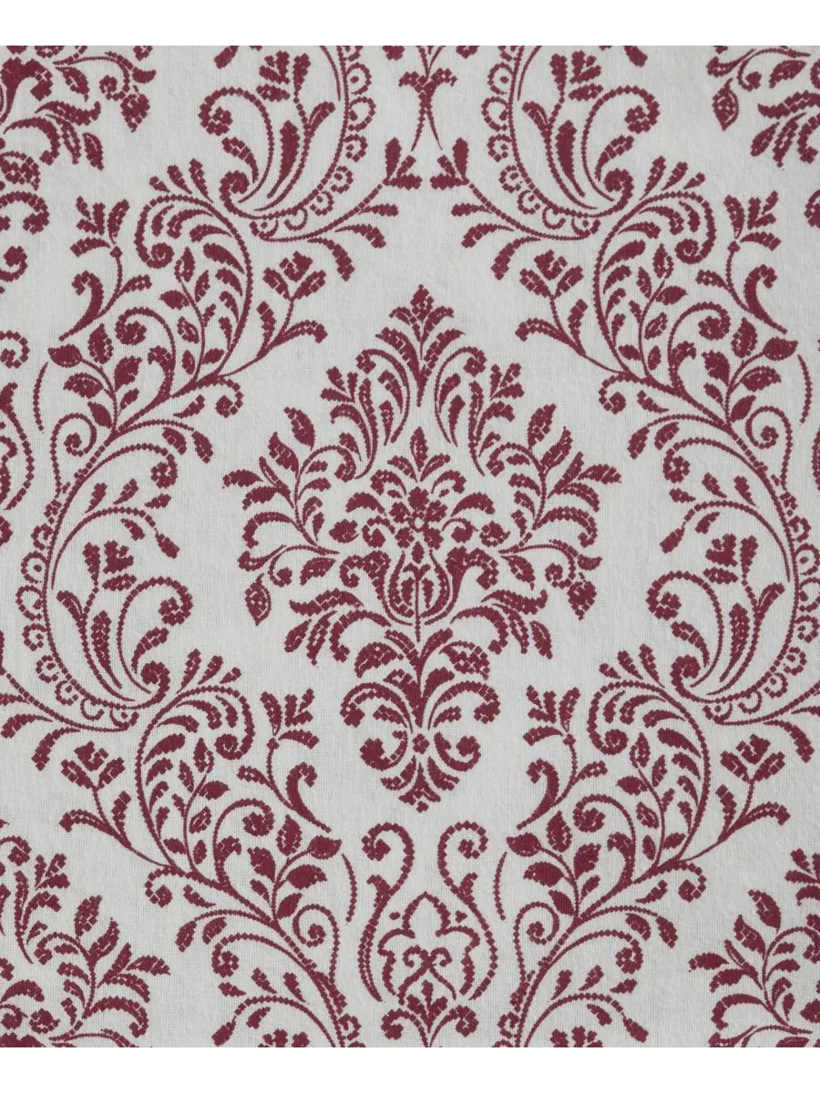 Комплект постельного белья Home Damask из 100% хлопковой фланели, 4 предмета, размер Queen Tahari — изображение 5 из 6, белый