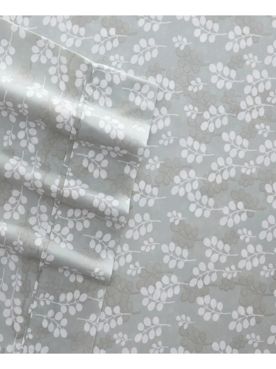 Комплект постельного белья Timeless Classics Premium Ultra Soft Pattern из 4 предметов, размер — изображение 6 из 10, серый