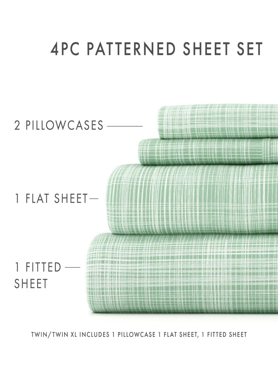 Комплект постельного белья Timeless Classics Premium Ultra Soft Pattern из 4 предметов, размер — изображение 9 из 9