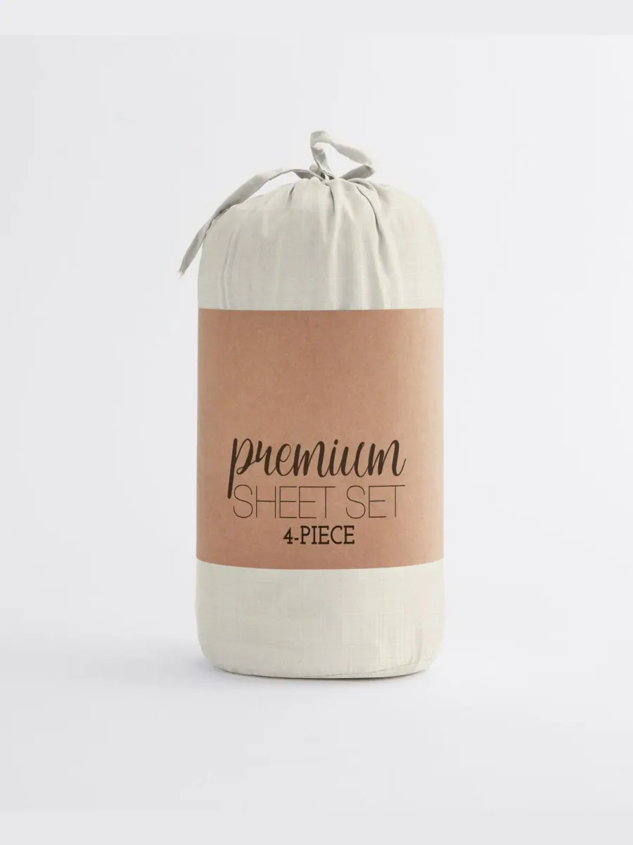 Комплект постельного белья Timeless Classics Premium Ultra Soft Pattern из 4 предметов, размер — изображение 4 из 10