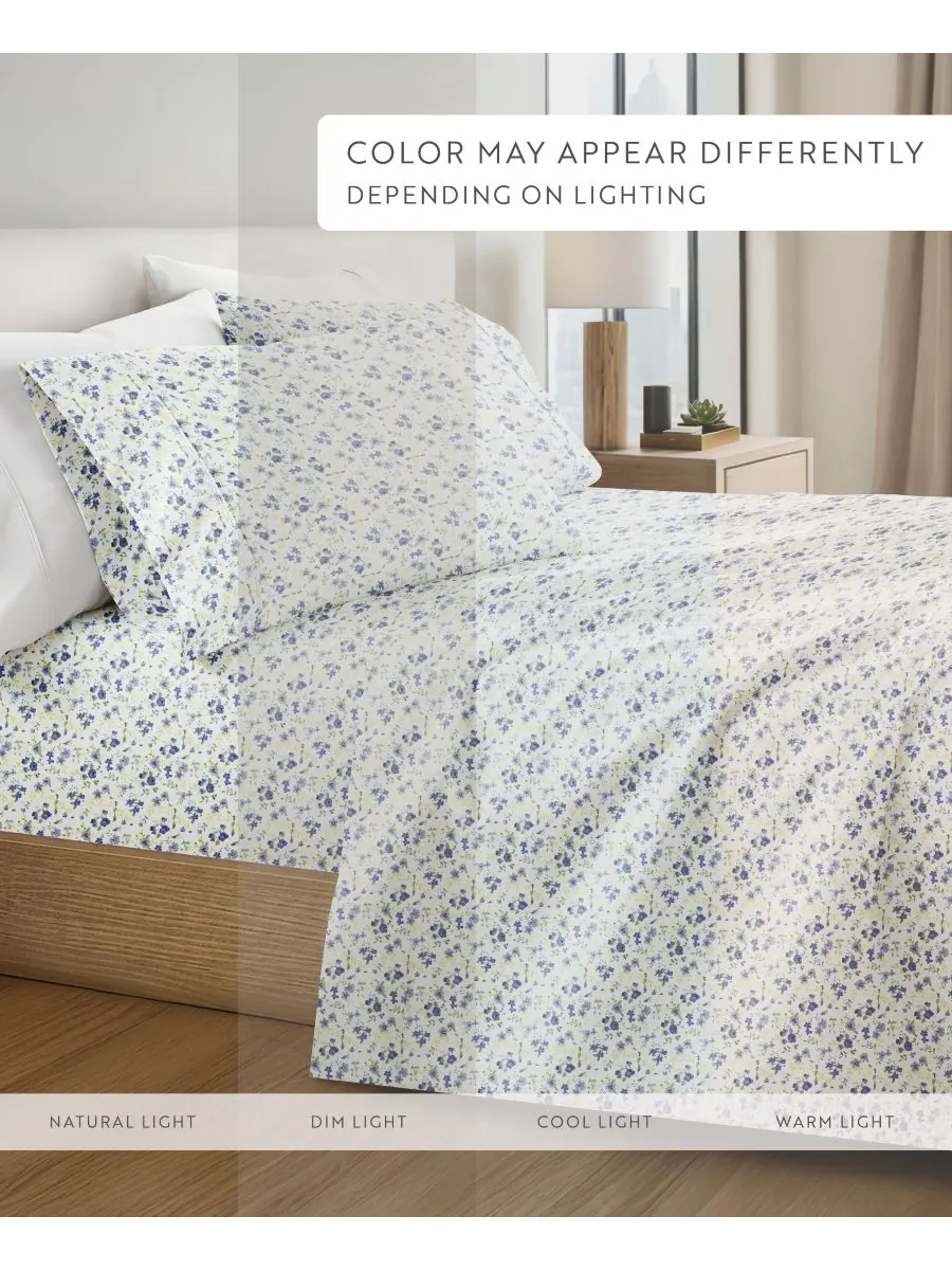 Комплект постельного белья Farmhouse Chic Premium Ultra Soft Pattern из 4 предметов, размер — изображение 10 из 10