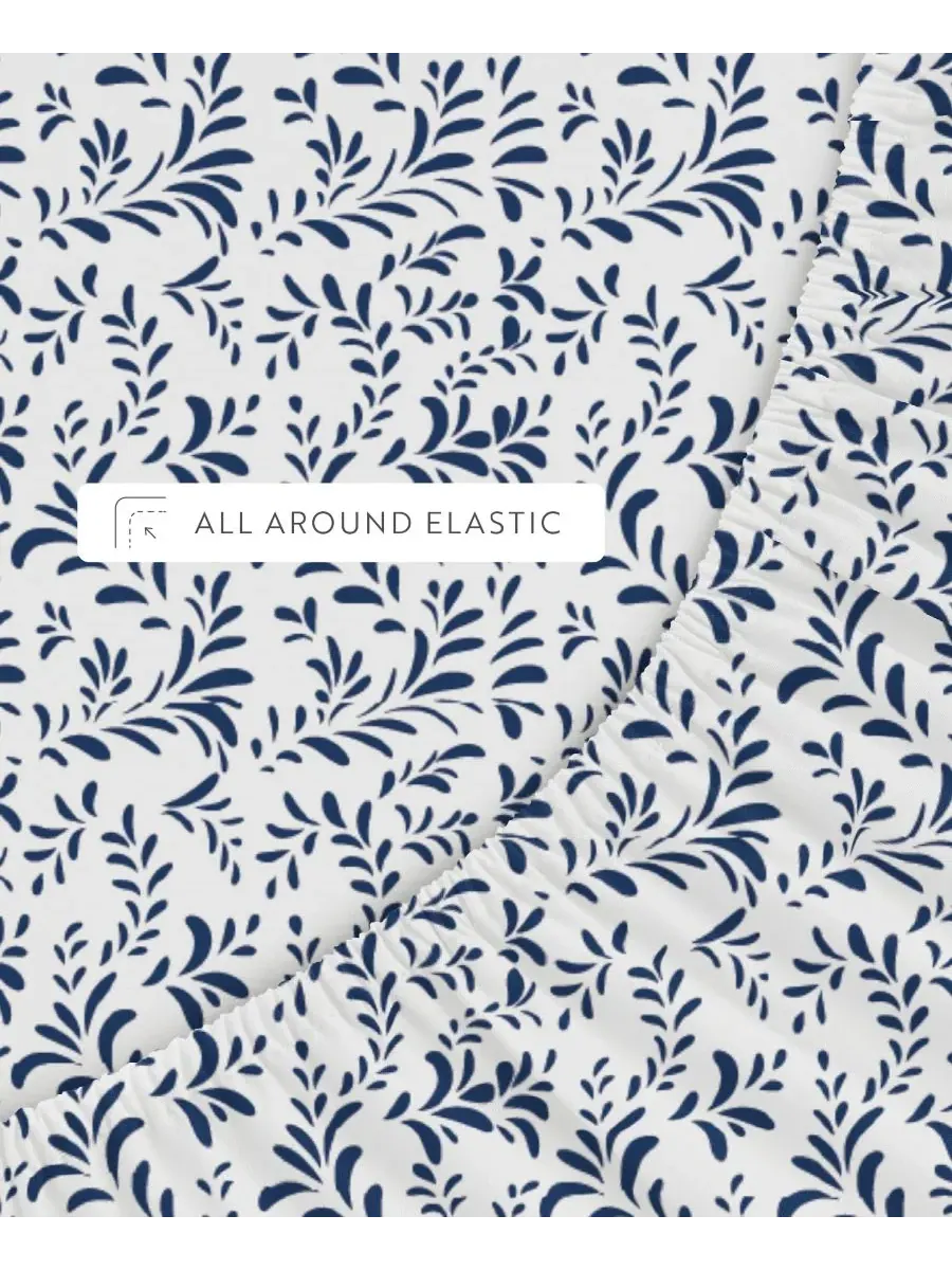 Комплект постельного белья Farmhouse Chic Premium Ultra Soft Pattern из 4 предметов, размер — изображение 9 из 10