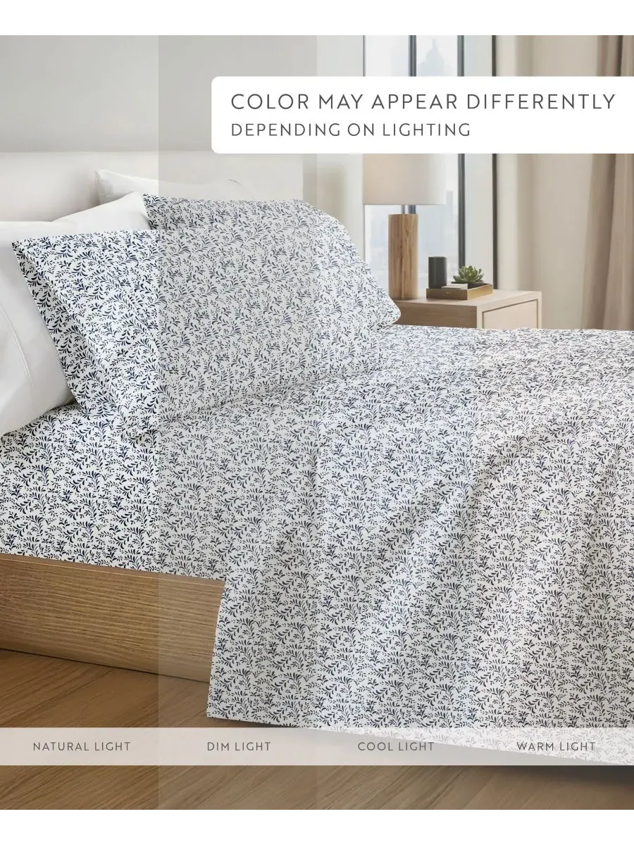 Комплект постельного белья Farmhouse Chic Premium Ultra Soft Pattern из 4 предметов, размер — изображение 10 из 10
