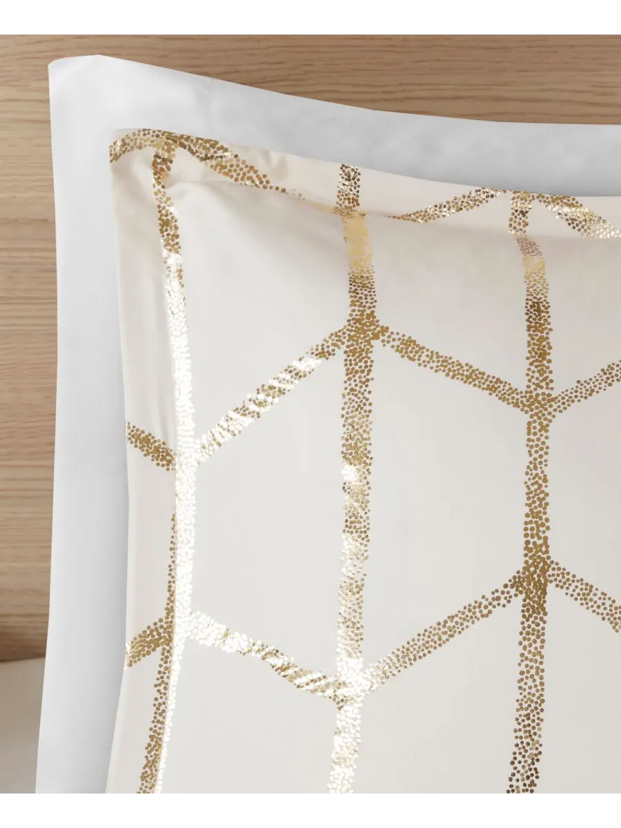 Комплект постельного белья Raina Metallic из 5 предметов, размер King/California King Intelligent — изображение 3 из 5