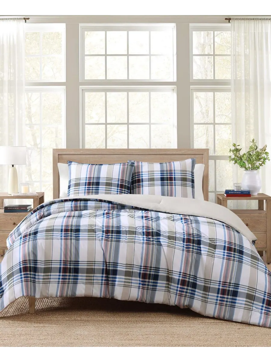 Комплект постельного белья Waterbury из хлопка в клетку, 2 предмета, размер Twin Tommy Hilfiger