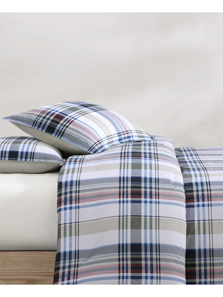 Комплект постельного белья Waterbury из хлопка в клетку, 2 предмета, размер Twin Tommy Hilfiger — изображение 3 из 8, красный
