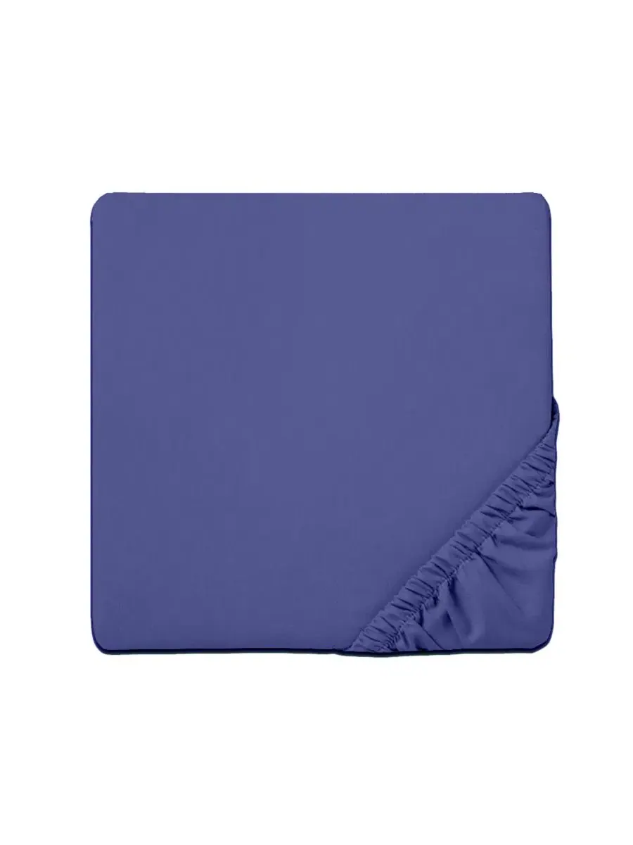 Простыня на резинке из микрофибры, 1500 нитей, King Sweet Home Collection — изображение 1 из 4, синий