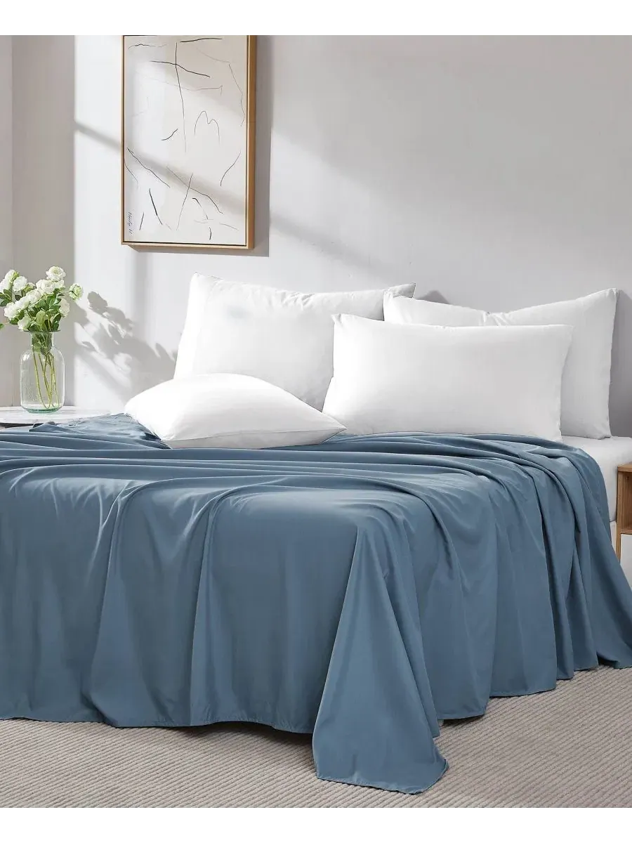 Комплект простыней 2 шт. Vilano Premium Ultra Soft, Queen Southshore Fine Linens — изображение 3 из 5, синий