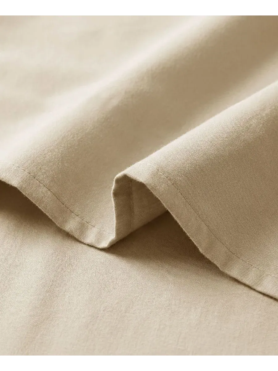 Комплект простыней Vilano Premium Ultra Soft 2-Pack Flat Sheet, Twin XL Southshore Fine Linens — изображение 5 из 5, бежевый