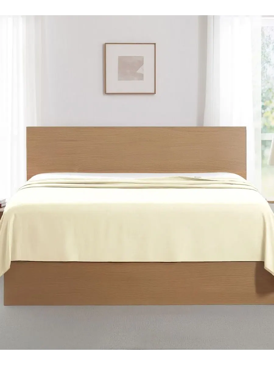 Комплект из 2 простыней Vilano Premium Ultra Soft, Twin XL Southshore Fine Linens — изображение 2 из 5, бежевый