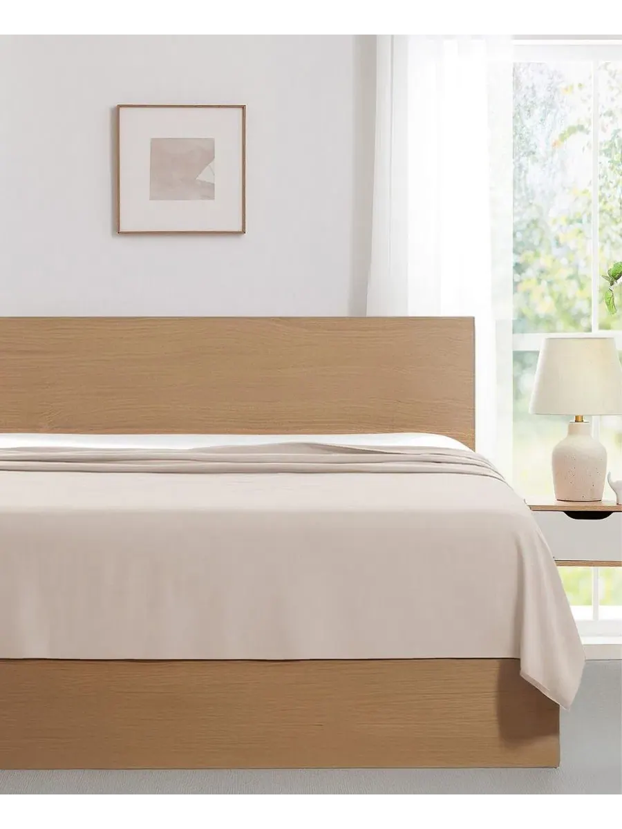 Комплект из 2 простыней Vilano Premium Ultra Soft Southshore Fine Linens — изображение 2 из 5, кость