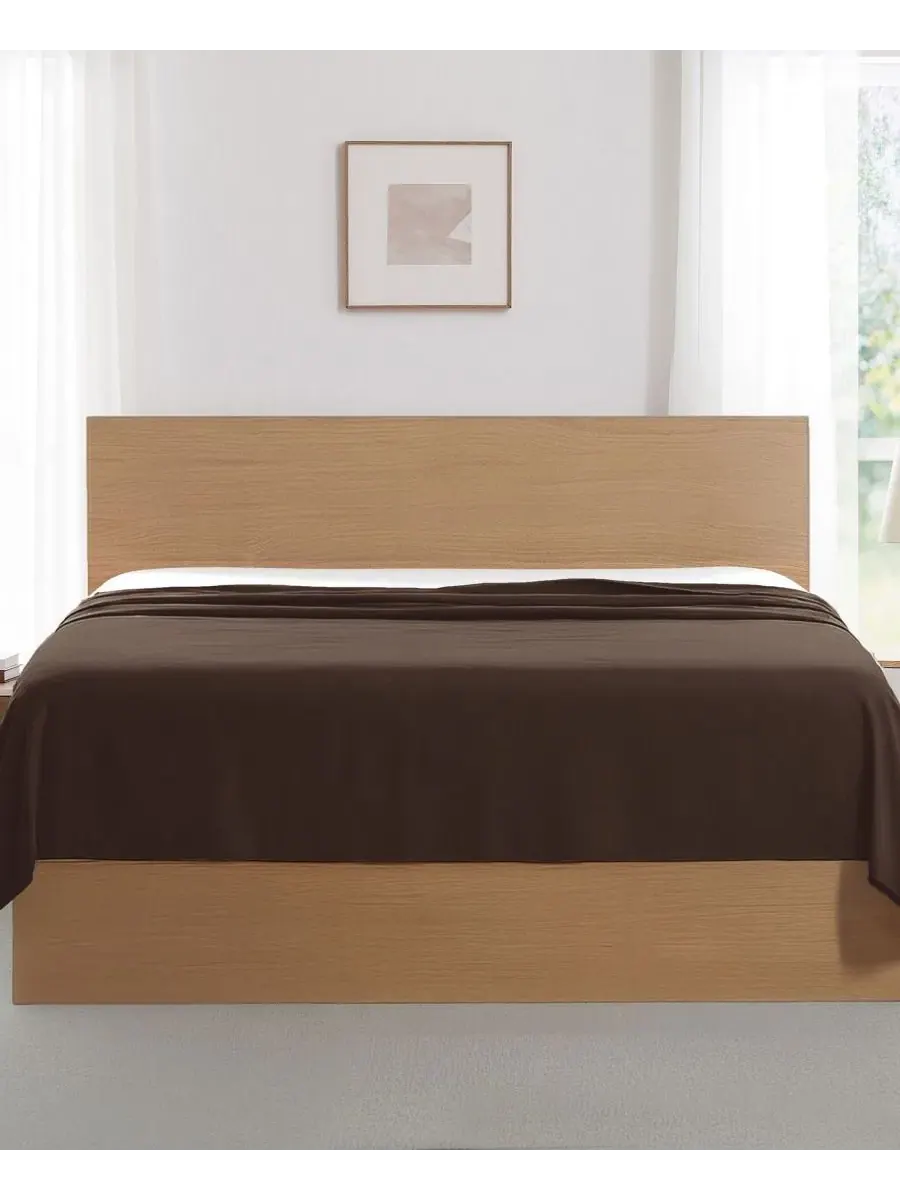 Комплект плоских простыней 2 шт., Twin XL Southshore Fine Linens — изображение 2 из 5, коричневый