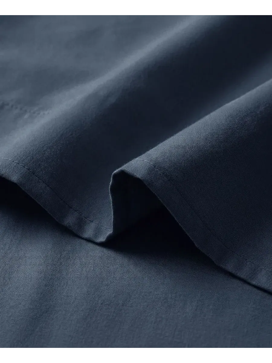 Комплект простыней 2 шт., Twin XL, 168×259 см, 100% полиэстер Southshore Fine Linens — изображение 5 из 5, синий