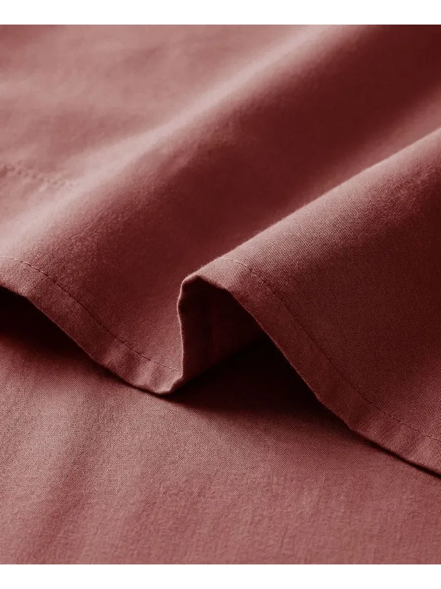Комплект простыней из 2 шт., Twin XL Southshore Fine Linens — изображение 5 из 5, красный