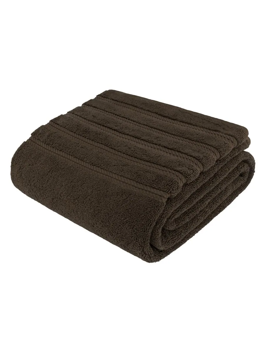 Банное полотенце Edison Luxury из 100% турецкого хлопка, 35"x70" American Soft Linen — изображение 1 из 5, коричневый