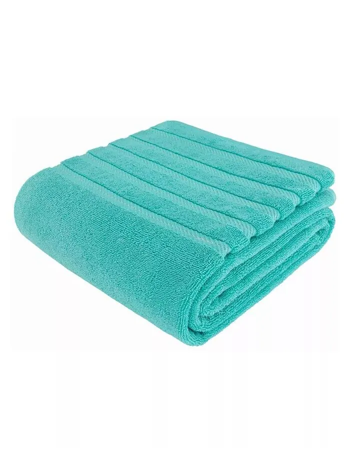 Большое банное полотенце American Soft Linen Edison Luxury из 100% турецкого хлопка — изображение 1 из 5, синий