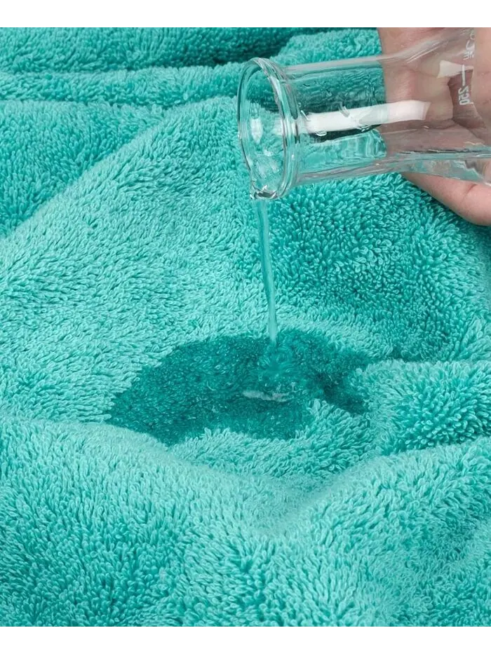Большое банное полотенце American Soft Linen Edison Luxury из 100% турецкого хлопка — изображение 4 из 5, синий