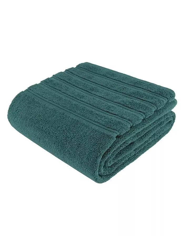 Большое банное полотенце American Soft Linen Edison Luxury из 100% турецкого хлопка — изображение 1 из 5, синий