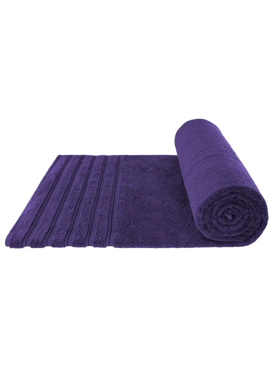 Банное полотенце Edison Luxury из 100% турецкого хлопка, 35"x70" American Soft Linen — изображение 5 из 5, фиолетовый