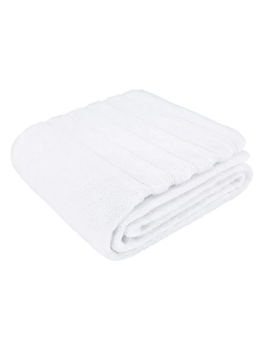 Банное полотенце Edison Luxury из 100% турецкого хлопка, 35"x70" American Soft Linen — изображение 1 из 5, белый