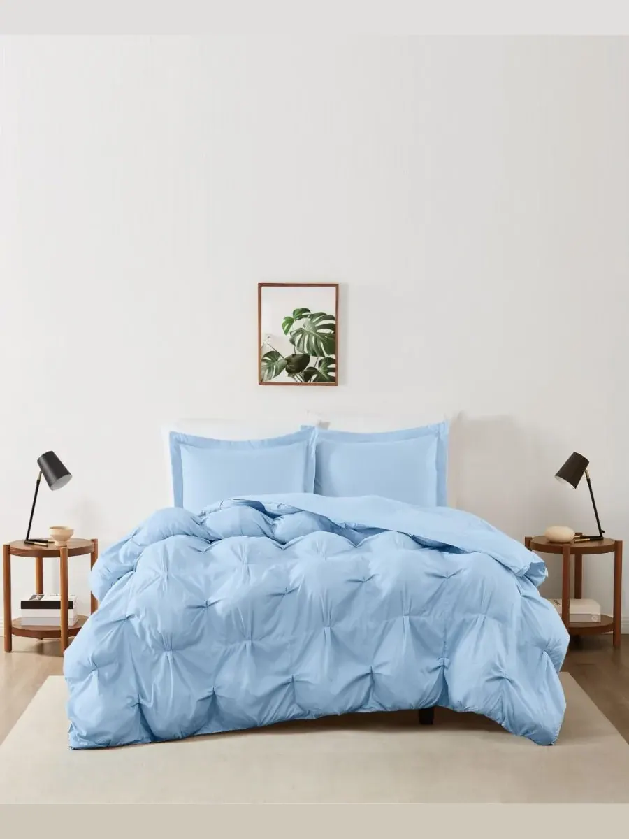 Комплект постельного белья Cloud Puffer из 2 предметов, размер Twin/Twin XL Truly Soft — изображение 1 из 5, синий