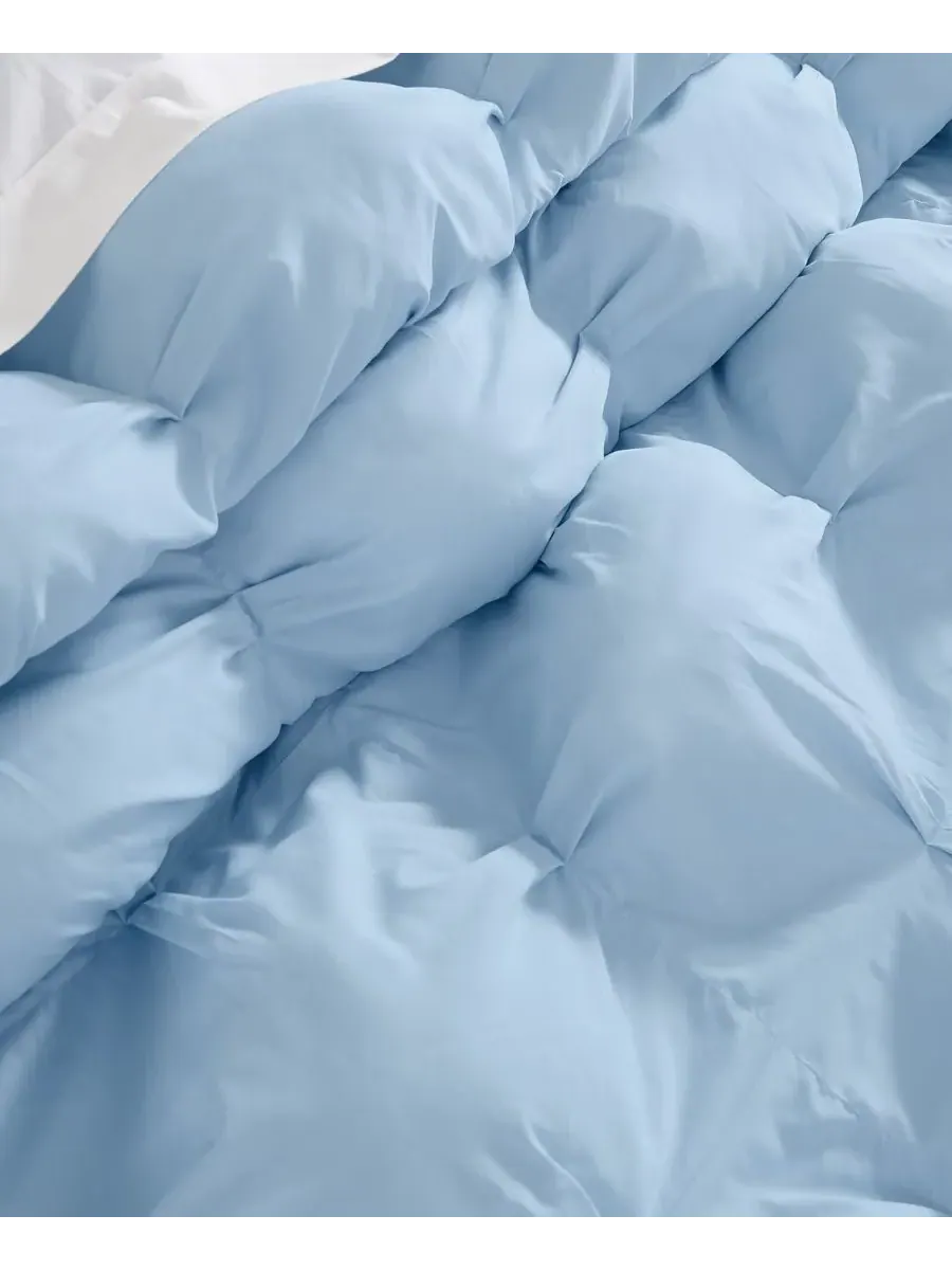 Комплект постельного белья Cloud Puffer из 2 предметов, размер Twin/Twin XL Truly Soft — изображение 3 из 5, синий