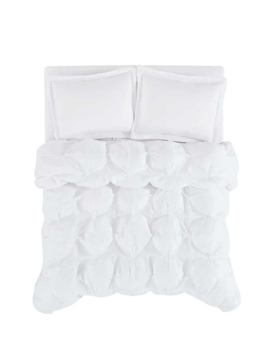 Комплект постельного белья Cloud Puffer из 2 предметов, размер Twin/Twin XL Truly Soft — изображение 5 из 6, белый