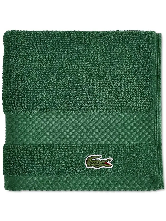 Набор полотенец Lacoste Home Lacoste Heritage Supima антимикробных хлопковых, 6 шт — изображение 1 из 12, зеленый
