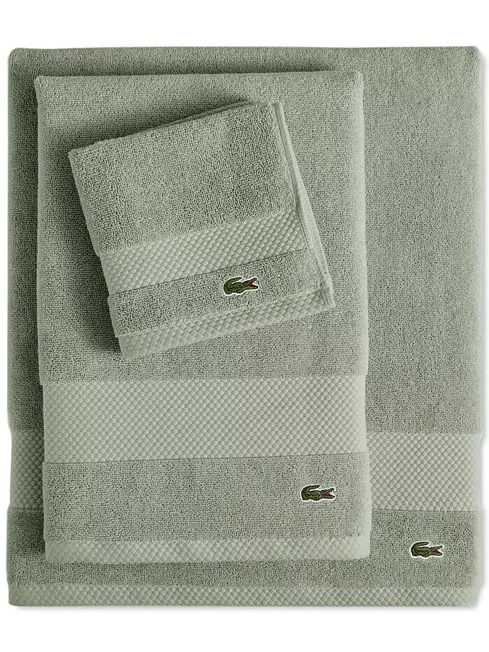 Набор полотенец Lacoste Home Lacoste Heritage Supima антимикробных хлопковых, 6 шт — изображение 2 из 15