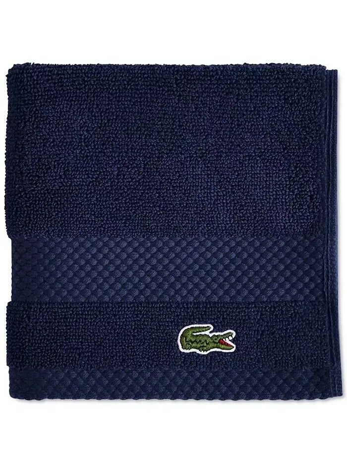 Набор полотенец Lacoste Home Lacoste Heritage Supima антимикробных хлопковых, 6 шт — изображение 1 из 12, темно-синий