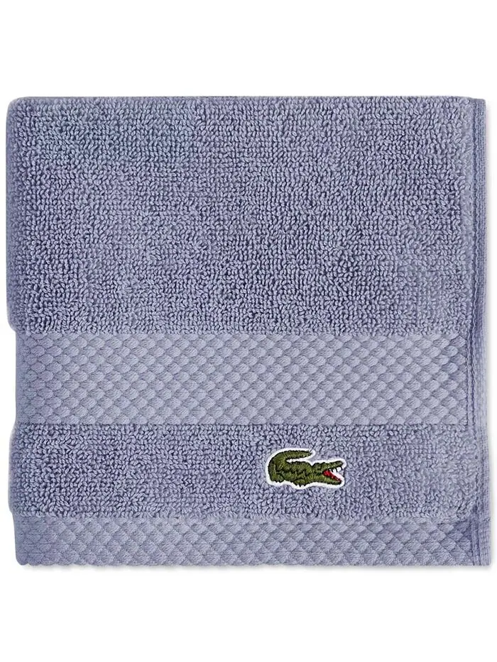 Набор полотенец Lacoste Home Lacoste Heritage Supima антимикробных хлопковых, 6 шт — изображение 1 из 12, джинсовый синий