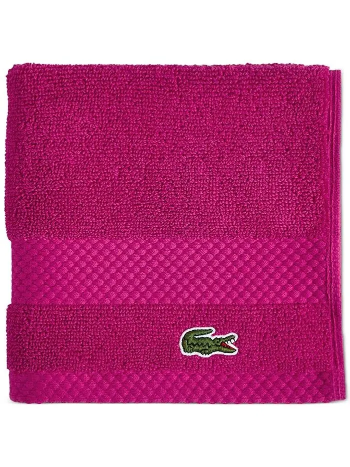 Набор полотенец Lacoste Home Lacoste Heritage Supima антимикробных хлопковых, 6 шт — изображение 1 из 13, маджента