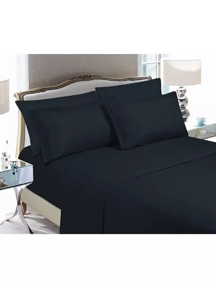 Роскошные наборы мягких однотонных простыней Elegant Comfort