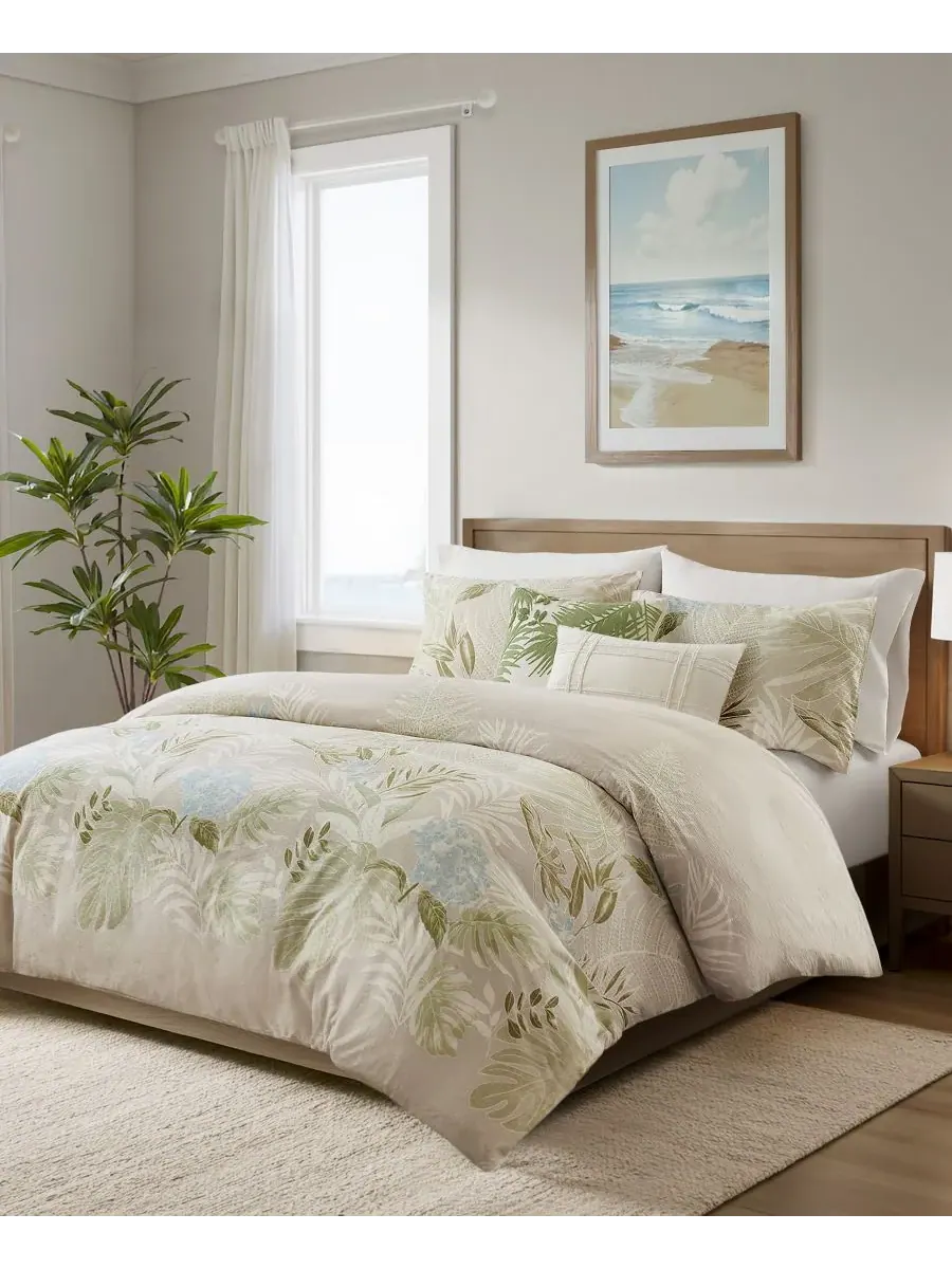 Комплект постельного белья Kiawah Island Cotton, 5 предметов, размер Full/Queen Harbor House — изображение 2 из 10, тауп