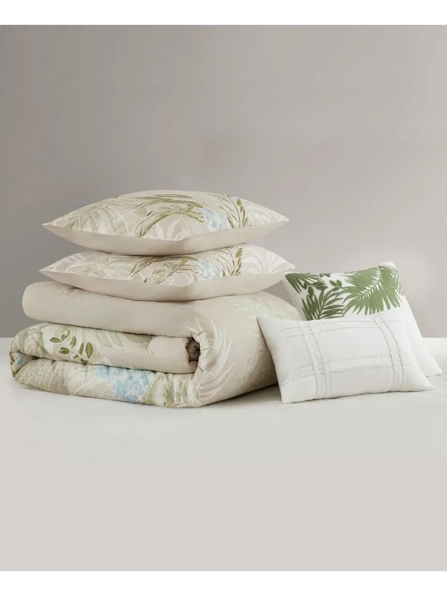 Комплект постельного белья Kiawah Island Cotton, 5 предметов, размер Full/Queen Harbor House — изображение 9 из 10, тауп