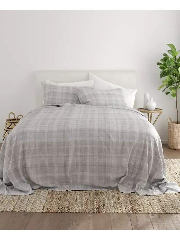 Коллекция вневременной классики от Home Collection Ансамбль ультрамягких простыней премиум-класса с — изображение 2 из 9
