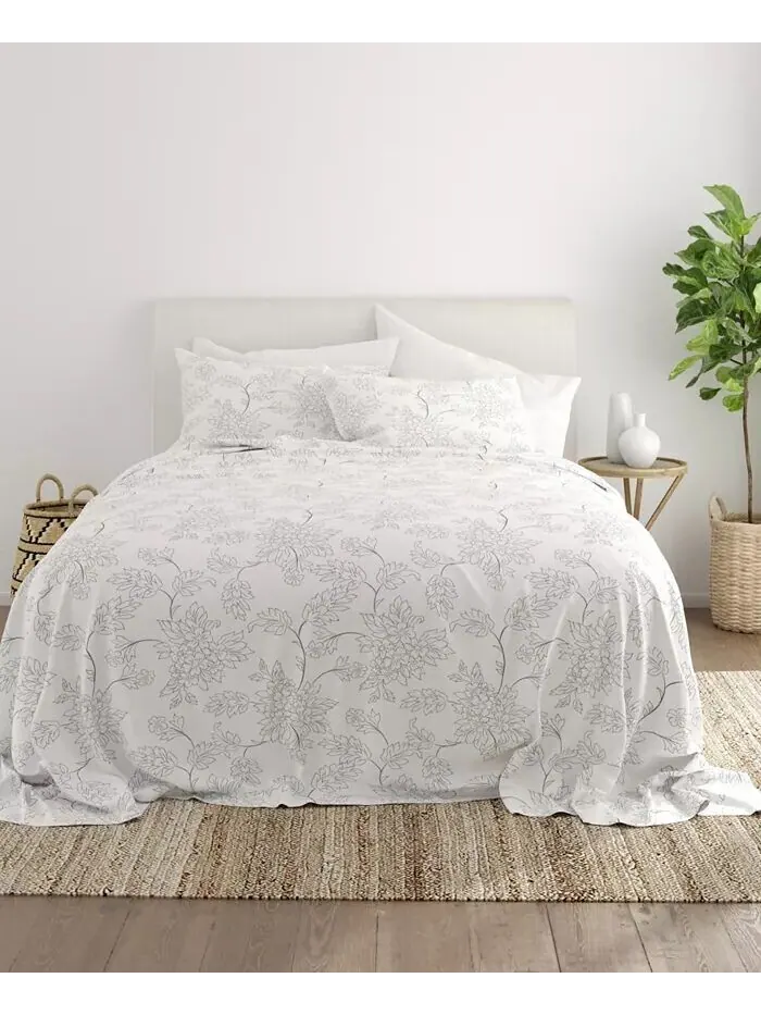 Коллекция вневременной классики от Home Collection Ансамбль ультрамягких простыней премиум-класса с — изображение 2 из 9