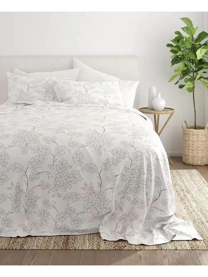 Коллекция вневременной классики от Home Collection Ансамбль ультрамягких простыней премиум-класса с — изображение 4 из 9