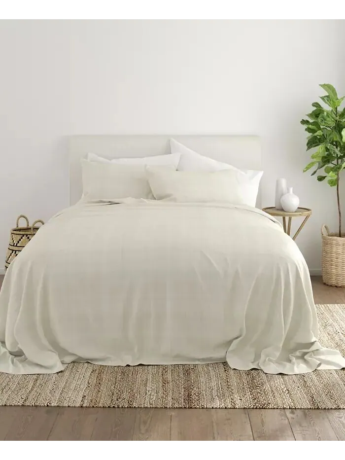 Коллекция вневременной классики от Home Collection Ансамбль ультрамягких простыней премиум-класса с — изображение 2 из 10
