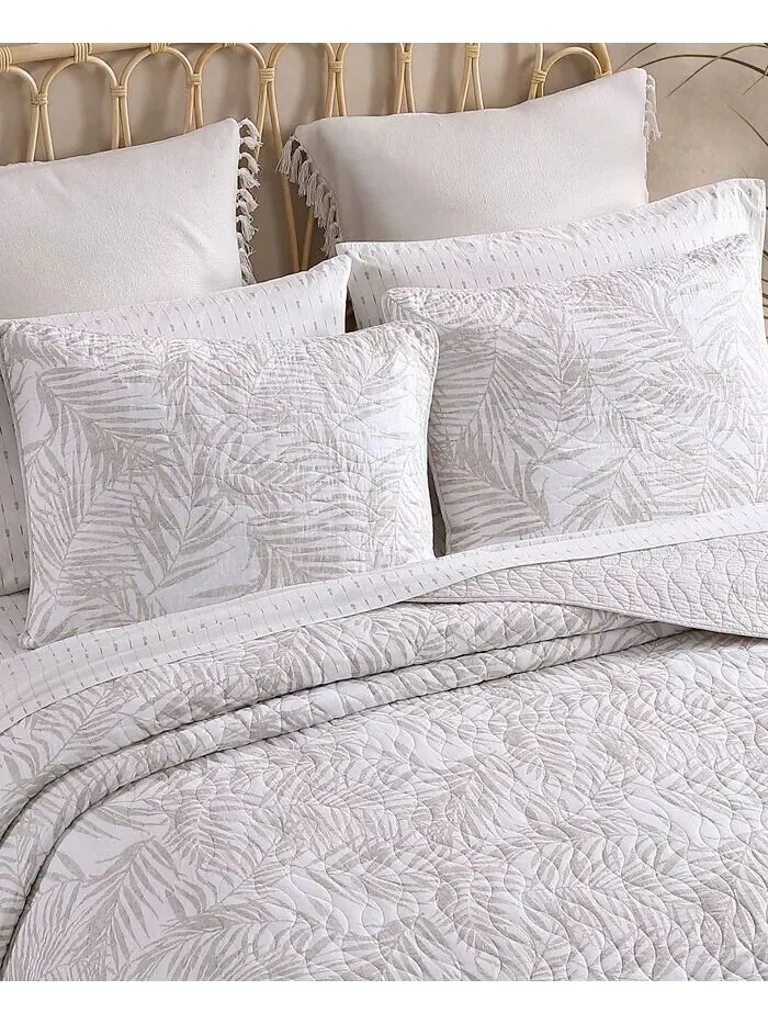 Комплект одеял Tommy Bahama Palm Day Tommy Bahama Home — изображение 6 из 9, бежевый
