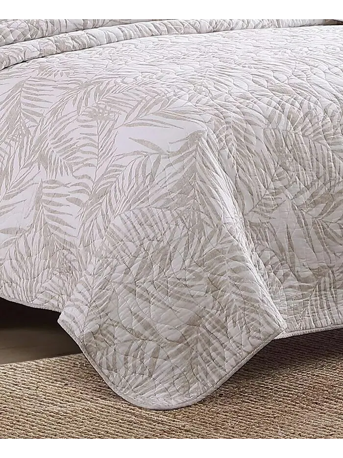 Комплект одеял Tommy Bahama Palm Day Tommy Bahama Home — изображение 8 из 9, бежевый