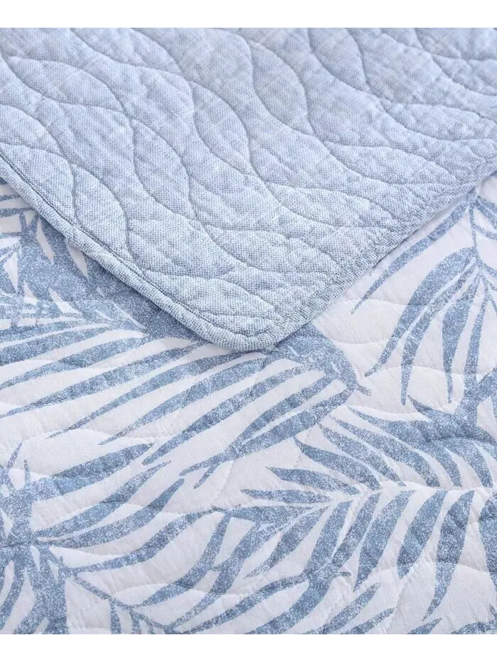Комплект одеял Tommy Bahama Palm Day Tommy Bahama Home — изображение 4 из 8, синий