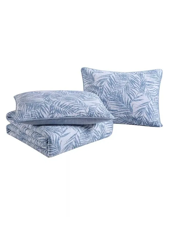 Комплект одеял Tommy Bahama Palm Day Tommy Bahama Home — изображение 7 из 8, синий